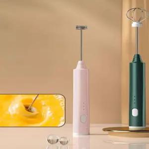 초미니 무선 휘핑기 전동 거품기 계란 충전식 생크림 기계