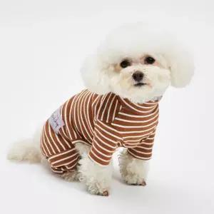 [롯데백화점]루이독 버튼 스트라이프 팬츠/앰버