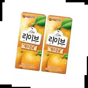 주스 서울우유 리이브 제주감귤 x 48입 190ml