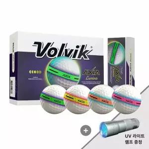 볼빅 3피스 야광골프공 엑시아 루미나 12구 인쇄 포장