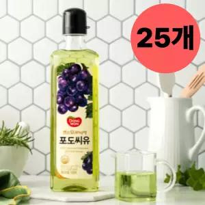 동원 포도씨유 식용유 요리유 오일 기름 480ml X 25개
