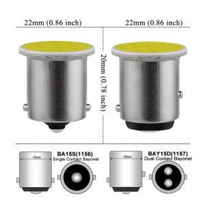 화물차 차폭등 폭등 COB P21W 1157 10 브레이크 전구 BAY15D 7000K 12V 지시등 자동차 주차 램프 후진 흰색 밝은 24볼트 BA15S 방향 LED 작업등 1156