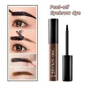 타투 염색 눈썹 틴트 크림 다크 브라운 호환 필오프 방수 오래 지속되는 그레이 젤 펜슬 초보자용