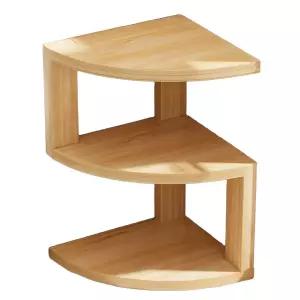 원목 거실 코너 벽선반 카페 삼각대 2단중형 2단 정리함 미니