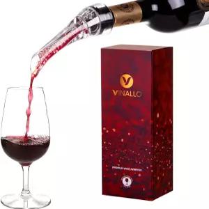 와인 에어레이터 푸어 스파우트 디퓨저 - 디캔터와 에어레이터를 사용하여 병에 부착하여 풍미를 높입니다