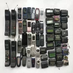 Y2K 레트로 핸드폰 소품 목업 옛날 폰 빈티지 모형 폴더폰