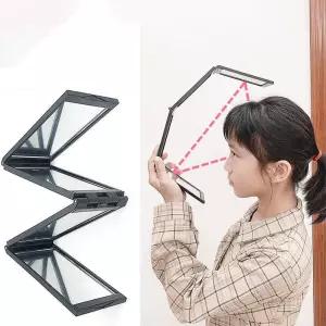 4단 접이식 손거울 휴대용 뒷머리컷 거울 셀프컷 정수리 미용