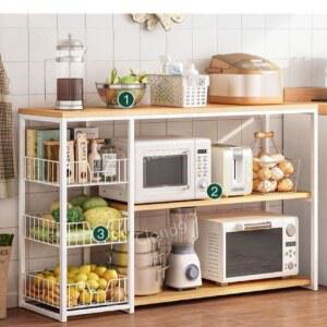 커피머신 테이블 홈카페장 주방 부엌 정수기다이 고무나무 보조장 탁자 베이지 팬트리 선반