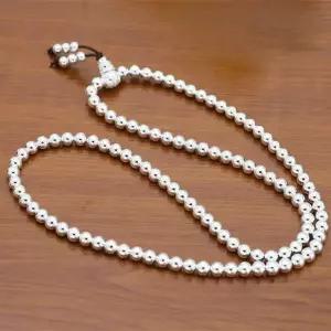 불교 악세사리 수제 팔찌 순은 남자 염주 염주팔찌 108개의 육자진언 은팔찌 999