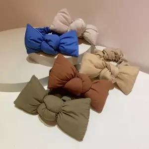 지앤지 OA 패딩스크런치 패딩곱창머리끈 리본 새틴 여성 곱창 헤어밴드