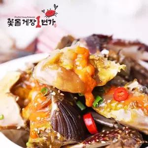 여수3대게장 맛집 꽃돌게장1번가 속이 꽉찬 여수 실속 간장꽃게장 2.3kg 1개 식사 한식 즉석요리 중식 일식