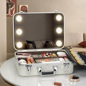 메이크업박스 휴대용 대용량 PC 박스 케이스 아티스트 1 다용도박스 거울