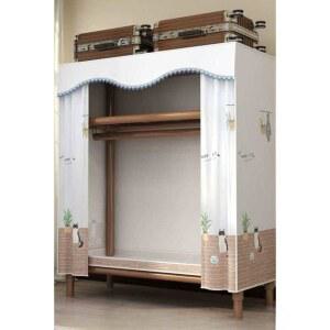 실용적 자취방 비키니 행거 커버옷장 옷장 시스템 이불장 커튼식 조립식 모던디자인 자취