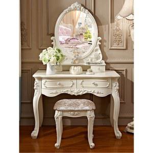 유럽 화장대 바로크 화이트 럭셔리 앤틱 침실 이쁜