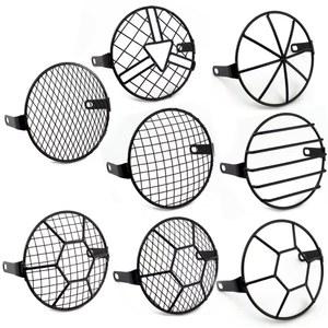 라이트 메쉬 그릴 프론트 커버용 보호대 램프 가드 카페 크루저 레이서 인치