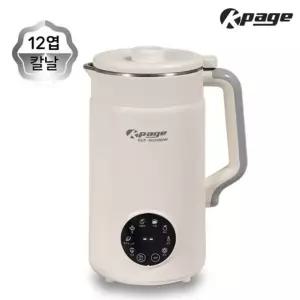 케이페이지DU1200W/화이트 대용량 1.2L 자동세척 두유제조기 이유식 콩물 죽 홈메이드 12엽칼날