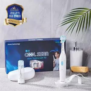 쿨샤 전동칫솔 7D 고급형 성인용 풀세트