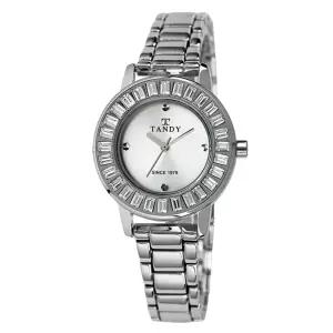 [TANDY] 탠디 럭셔리 여성용 쥬얼워치(오스트리아 스톤 식입) T-4034 실버