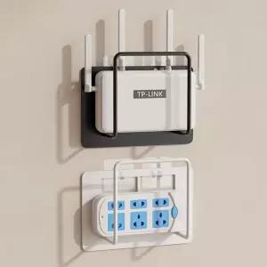 (힘찬)무타공 셋탑박스 브라켓 공유기 거치대 M13097 선반 셋톱 와이파이 공거치대 치대 아트월 벽걸이 티