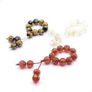 천연석 옴마니반메훔 손가락 염주 반지 기도 수행도구 소원성취