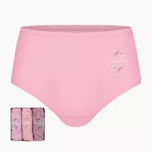 BYC 여성 팬티 세트 순면 여자 맥시 삼각 3매입 빅사이즈 엄마 할머니 부인용 큰 100 105 110 115 WCP9111