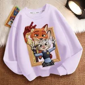 주토피아 라운드넥 맨투맨 가을 겨울 주디 닉 