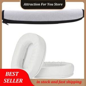 ATH M50X Technica M40X M30X M20 화이트 & 프로텍터 헤드 밴드 커버 쿠션 용 핫 판매 이어 쿠션 메모리 폼 이어 패드 커버