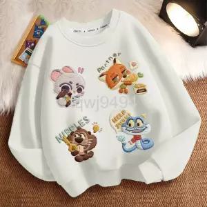 주토피아 라운드넥 맨투맨 주디 닉 스네이크 니블스 긴팔티셔츠 가을 겨울 