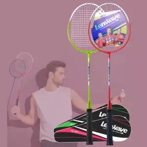 초보자용 경량 배드민턴 라켓2+가방 가족게임 커플운동 가족운동 학교