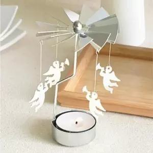 불켜면 천사가 돌아가는 촛불받침대 모빌 2개