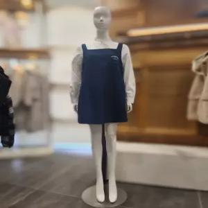 [플라스틱아일랜드] 플라스틱아일랜드 데님자수포켓원피스 PP4WO081