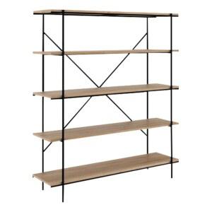 샤크팡 인테리어 우드 다용도 선반장 수납선반 원목 벽걸이 카페