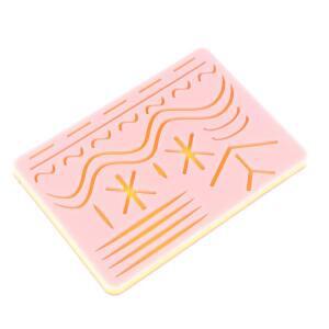 피부 봉합 키트 훈련 모델 의료용 실리콘 실습 패드 외과 인간 외상성