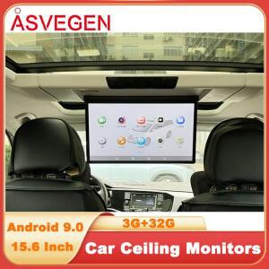 BMW호환 폭스바겐 LED IPS 버스 TV 뒷좌석 극장 모니터용 천장 스크린, 안드로이드 9.0 자동차 지붕 모니터