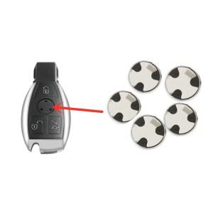 Hindley 2/10PCS 메르세데스 벤츠 호환 원격 자동차 키에 대 한 13mm 키 엠 블 럼 로고 스티커 휘장