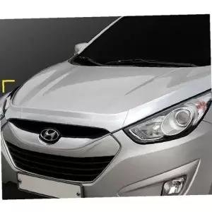 투싼IX 본넷 가드 크롬 후드 버그 가드 보호 몰딩 버그가드 본넷프로텍터 후드프로텍터