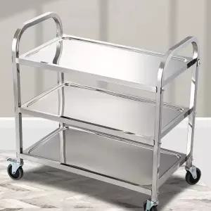서빙카트 스테인레스 호텔 배식차 서빙 뷔페 대형 3단