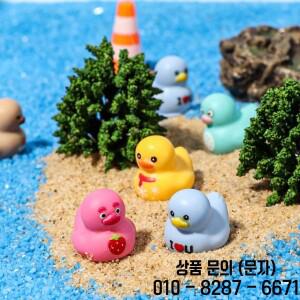 40/20PCS 미니 레진 오리 피규어 크리스마스 발렌타인 선물 요정 홈 데스크 장식용