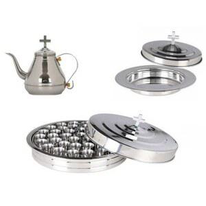 성찬기접시 세트 스테인레스 성당 성찬 접시 교회 용품