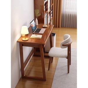 원목 접이식 원룸 80 1인용 데스크 책상 월넛