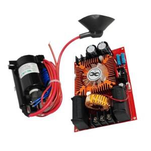 250W DC 12-30V ZVS 플라이백 드라이버 모듈 히터 DIY 쿠커 점화 코일 전원 공급 장치 보드 도구 키트(팬