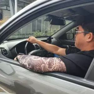 해골모양 타투 문신 팔토시 문신쿨토시