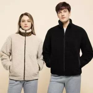 폴라폴리스 부클 플리스 후리스 점퍼 자켓 양털