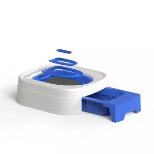 고양이화장실 오픈 셀프 고양이 변기 대용량 재활용 트레이너 세트 안전 보호