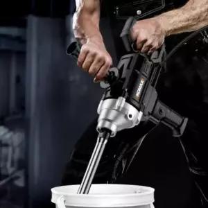 몰탈 콘크리트 믹서 전동 교반기 페인트 시멘트 레미탈 믹서기 액상 반죽기 혼합