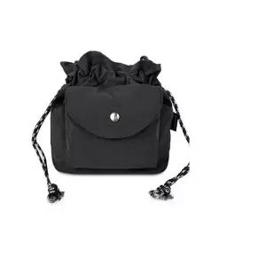 여성 크로스백 조리 주머니 미니 가방 블랙 (WFKI76S)