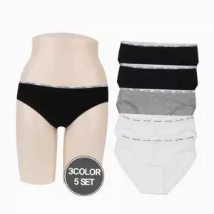 [Calvin Klein]UNDERWEAR CK 여자속옷 삼각 비키니 팬티 5개세트 QP1094M-900 697285