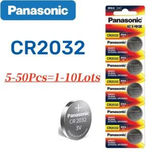 5-50pcs 원래  호환호환 CR2032 CR 3V 리튬 배터리 시계 계산기 원격 제어