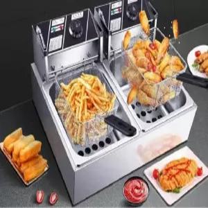 튀김기 전기 소형 돈까스 10L 튀기기 치킨 바스켓 튀김기계(1)