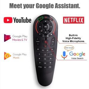 G30S 에어 마우스 음성 원격 제어 33 키 IR 학습 자이로 감지 안드로이드 TV 박스 H96 Max 용 2.4G 무선 스